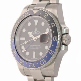 2018 PAPERS Rolex GMT Master II 116710 BLNR Steel Ceramic Batman Blue Watch Box 5