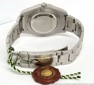 Rolex Datejust II 116334 18k Gold SS Factory Rhodium Diamond Watch Box Papers 6