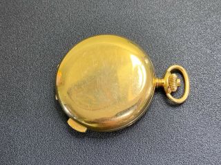 MASSIVE Gold Vintage Arnex Swiss 5 Minute Repeater Pocket Watch Hunter Case 2
