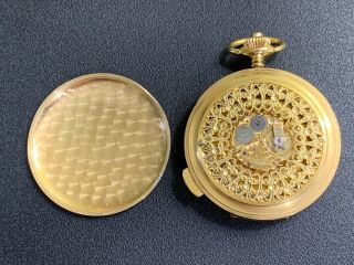 MASSIVE Gold Vintage Arnex Swiss 5 Minute Repeater Pocket Watch Hunter Case 3