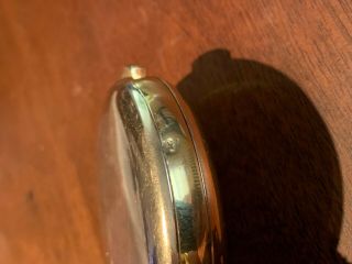 MASSIVE Gold Vintage Arnex Swiss 5 Minute Repeater Pocket Watch Hunter Case 6