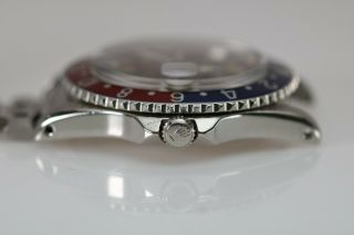 Rolex GMT Master 1675 Gilt Chapter Ring Pointed Crown Guard Project Watch,  1960s 12