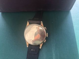 Rolex chronograph ref 2508 solid 18k gold vintage rare wristwatch 4