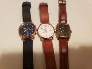 Fossil Watch Men Pre - Owned Them As A Set