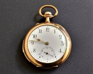 Quarter Repeater Pocket Watch In Gold Filled Case - Good Order