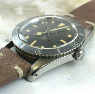 Vintage Rolex Submariner Dive Wristwatch Ref.  5508 James Bond Small Crown c.  1961 10