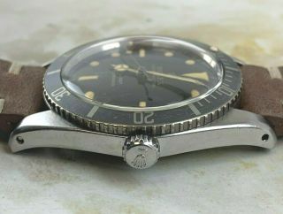 Vintage Rolex Submariner Dive Wristwatch Ref.  5508 James Bond Small Crown c.  1961 8