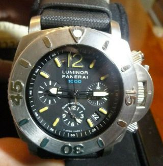 Panerai Luminor Pam 187 Submersible Chronograph 1000m Special Limited Edition