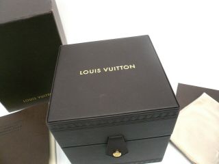 Louis Vuitton Tambour Evolution Spin Time GMT 45 Q1BG10 18K Rose MMC Strap Watch 4