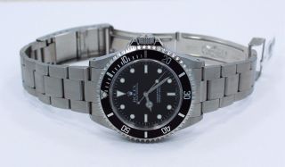 ROLEX Submariner 14060 Oyster Stainless Steel Black Dial Watch 6