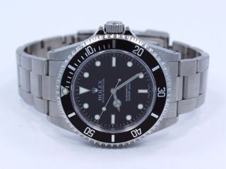 ROLEX Submariner 14060 Oyster Stainless Steel Black Dial Watch 7
