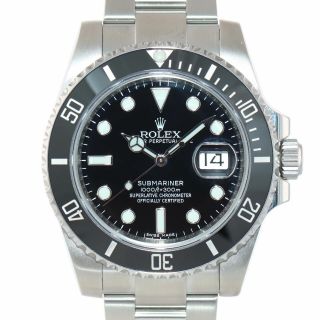 2019 Rolex Submariner Date 116610 Steel Black Dial Ceramic Bezel Watch Box 4