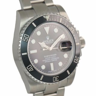 2019 Rolex Submariner Date 116610 Steel Black Dial Ceramic Bezel Watch Box 5