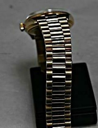 Vintage 36mm Rolex Day - Date Non Quick Set Pie - Pan Dial Presidental Watch Head 3