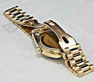 Vintage 36mm Rolex Day - Date Non Quick Set Pie - Pan Dial Presidental Watch Head 6