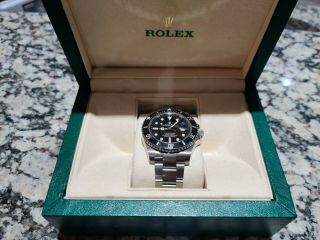 Rolex Steel Oyster Perpetual Submariner Black Dial 40mm (16610)
