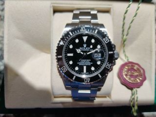 Rolex Steel Oyster Perpetual SUBMARINER BLACK DIAL 40MM (16610) 7