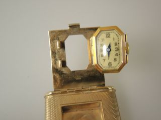 Solid 9K Gold DUNHILL Lighter Watch c1939 10