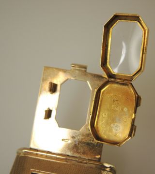 Solid 9K Gold DUNHILL Lighter Watch c1939 11