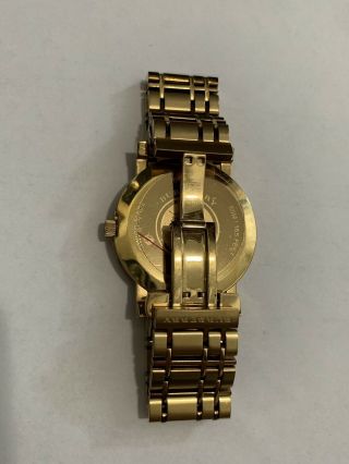 Burberry BU1393 Gold Tone Analog Watch 5