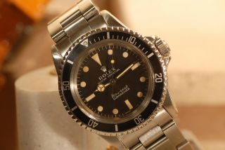 VINTAGE ROLEX SUBMARINER 4TH QTR 1967 ORIGINAL/RARE METERS FIRST DIAL CAL 1530 2