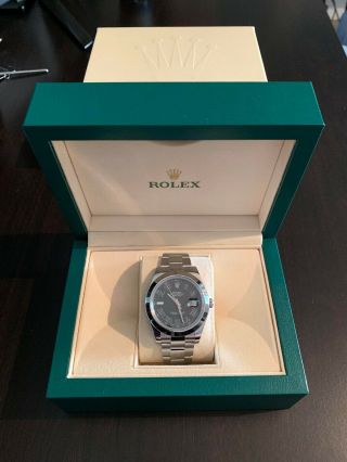 Rolex Datejust II 126300 41mm Rhodium Grey/Black Dial 2016 8