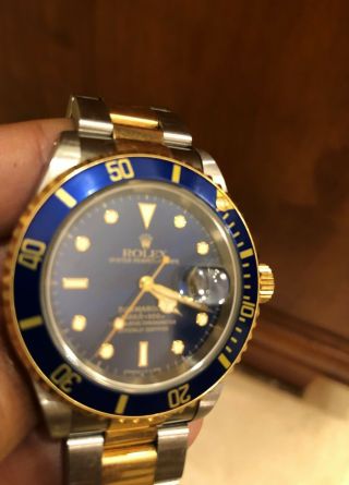 Rolex submariner blue dial R16613360B9315 10