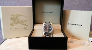 Full Set Burberry Bu9001 Swiss Made Quartz Watch In