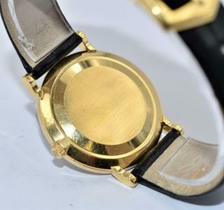 Rare Men ' s 18K Gold Patek Philippe Calatrava Wristwatch Ref 3919 Circa 1998 6