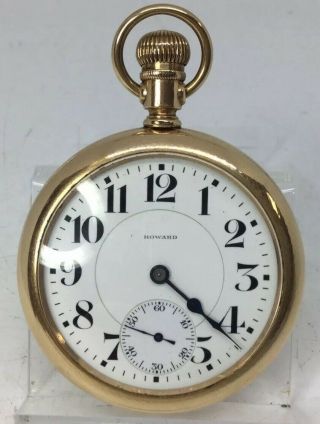 Vintage E.  Howard Watch Co.  21 Jewel 16 Size 1914 Series 10