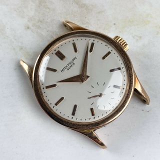 Vintage Patek Philippe Calatrava Wristwatch Ref.  96 18kt Rose Gold NR 3