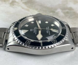 Vintage Tudor (by Rolex) Submariner Snowflake Wristwatch Ref.  7016/0 No Date NR 6