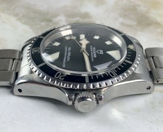 Vintage Tudor (by Rolex) Submariner Snowflake Wristwatch Ref.  7016/0 No Date NR 7
