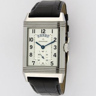 Jaeger Lecoultre Grande Reverso Duo Ss Q3748421 273.  8.  85 Watch 30x49mm Box/paper