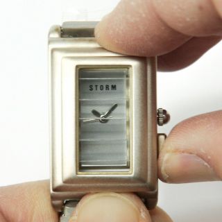 Storm Vintage Watch " Solar Blade " Silver