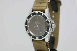 Rolex Submariner Ref 5513 Vintage Gilt Tropical Brown Dial Dive Watch 1960s 11