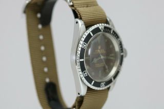 Rolex Submariner Ref 5513 Vintage Gilt Tropical Brown Dial Dive Watch 1960s 12
