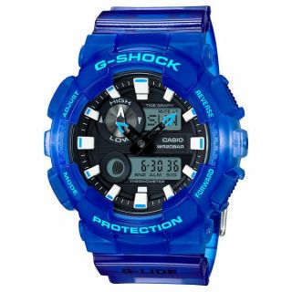 Gax - 100msa - 2a Casio G - Shock Standard Analog - Digital Watch Blue