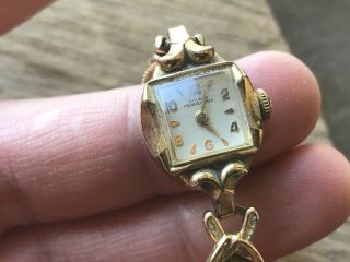 Vintage Girard Perregaux Ladies Watch 10k Gold Filled Runs Swiss