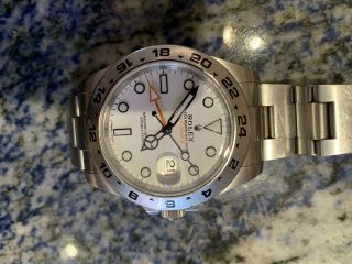 Rolex Explorer II 16570 “POLAR” Bought From AD 12/22/2017 11