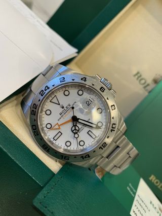 Rolex Explorer II 16570 “POLAR” Bought From AD 12/22/2017 2