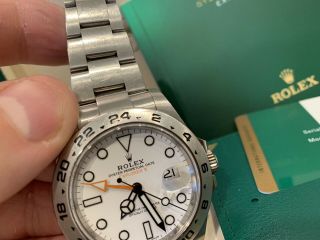 Rolex Explorer II 16570 “POLAR” Bought From AD 12/22/2017 4