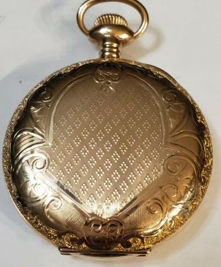 Stunning Vintage 16s South bend Multicolored dial Pocket Watch 3