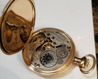 Stunning Vintage 16s South bend Multicolored dial Pocket Watch 7
