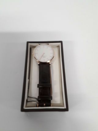 Daniel Wellington Classic York Brown Leather Watch