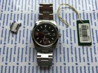 2005 Rolex Explorer I Watch Ref 114270 1 Owner Vgc Oyster Perpetual Chonometer