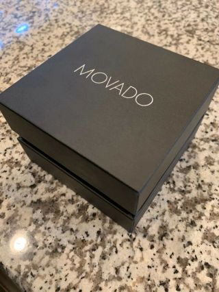100 Authentic Movado Museum Classic Black Watch 5