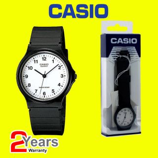 Casio Classic Mens Ladies Casual Style Black Wrist Watch Mq24 - 7bll
