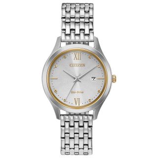 Citizen Chandler Eco - Drive Two - Tone Stainless Steel Ladies Watch Ew2531 - 50a
