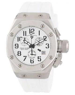 Swiss Legend 10535 - 02 - Blka Trimix Women Diver Chronograph Watch White